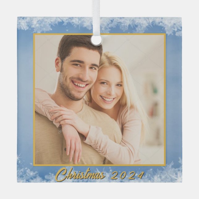 Customizable Photo Ornament (Front)