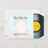Customizable Photo Record Sleeve Party Invitation (Front)