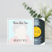 Customizable Photo Record Sleeve Party Invitation (Standing Front)