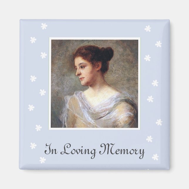 Customizable Photo Remembrance Magnet (Front)