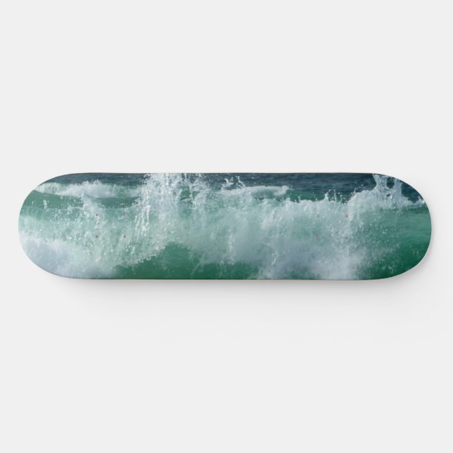 Customizable Photo Seascape Beach Sea Waves Best Skateboard (Horz)