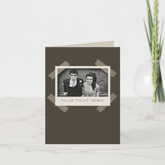 Customizable Photo Snapshot All-Occasion Card (Front)