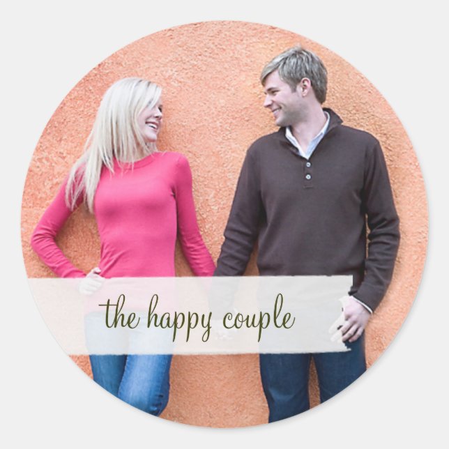 Customizable Photo Sticker (Front)