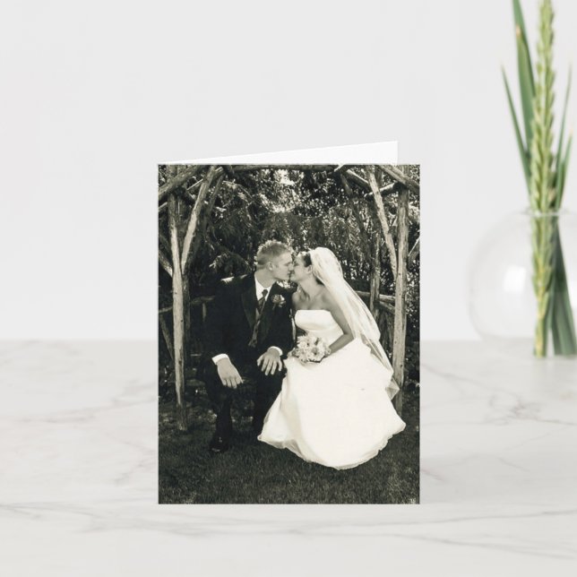 Customizable Photo Thank You Card (Front)