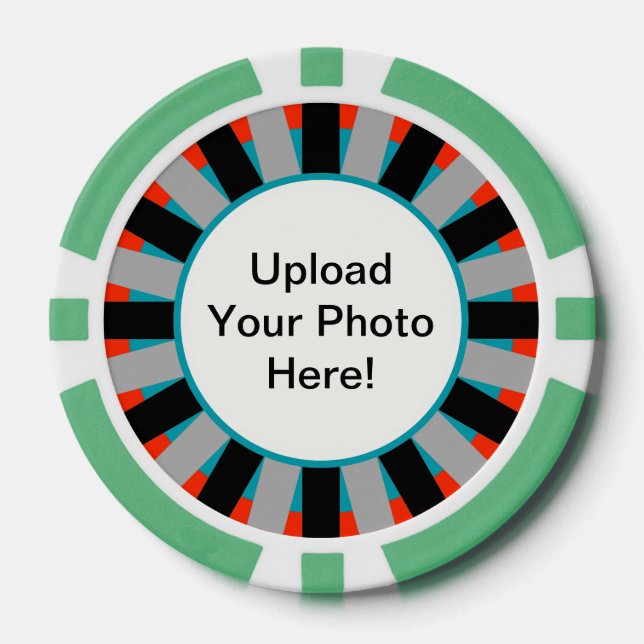 Customizable Photo Upload Poker Chips (Front)