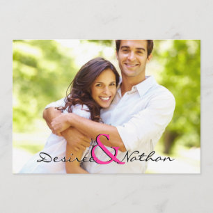 Customizable Photo Wedding Invitation