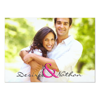 Customizable Photo Wedding Invitation