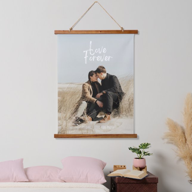 customizable Photo with Hanging Tapestry (Bedroom)