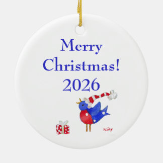 Customizable photo Xmas ornament