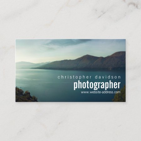 Customizable Photographer Business Card