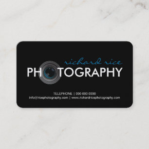 Customizable Photographer Business Cards