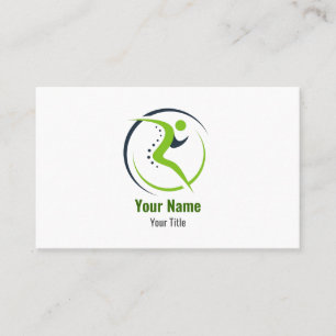 Customizable physical therapist physio chiro business card