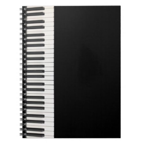 Customizable Piano Keyboard Notebook