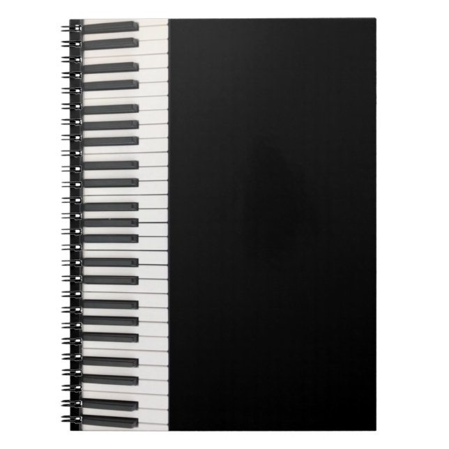 Customizable Piano Keyboard Notebook (Front)
