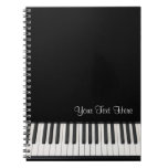 Customizable Piano Notebook at Zazzle