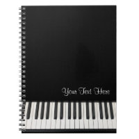 Customizable Piano Notebook