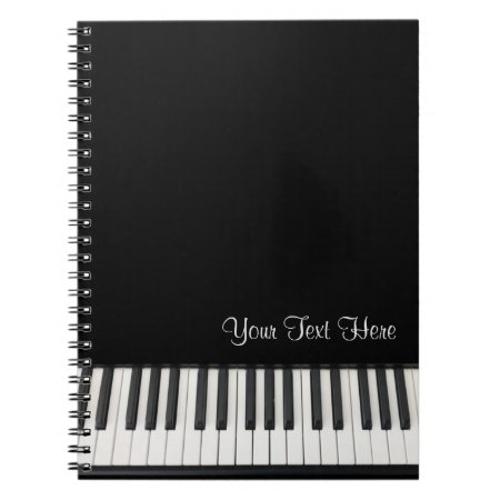 Customizable Piano Notebook