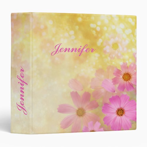 Customizable Pick Daisies Binder