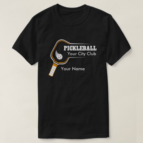 Customizable Pickleball Blue Club B T_shirt