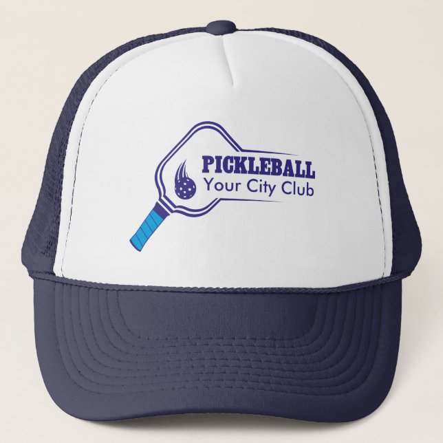 Customizable Pickleball Club Trucker Hat (Front)