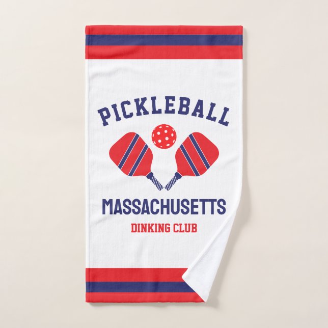 Customizable pickleball hand towel  (Hand Towel)