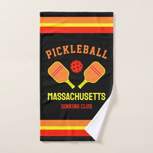 Customizable pickleball hand towel  (Hand Towel)
