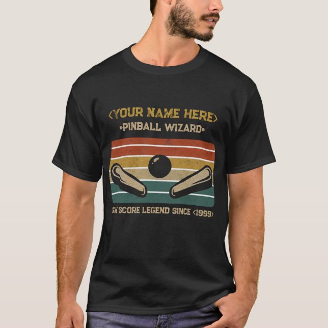 Customizable Pinball Wizard Vintage Tee (Front)