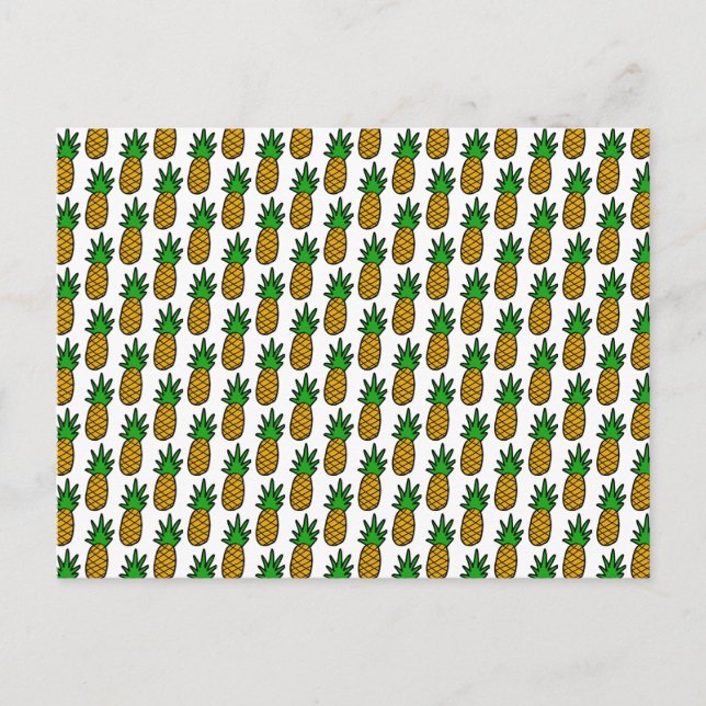 Customizable Pineapples Postcard (Front)