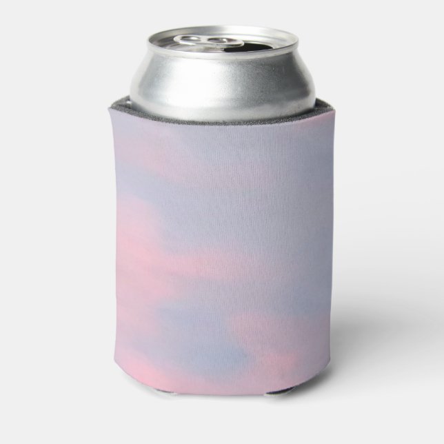 Customizable Pink Clouds Can Cooler (Can Back)
