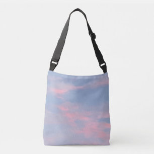Customizable Pink Clouds Crossbody Bag