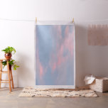 Customizable Pink Clouds Fabric