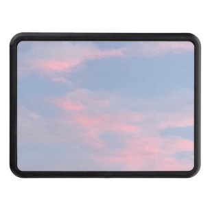 Customizable Pink Clouds Hitch Cover