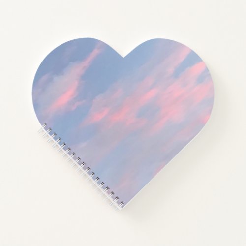 Customizable Pink Clouds Notebook