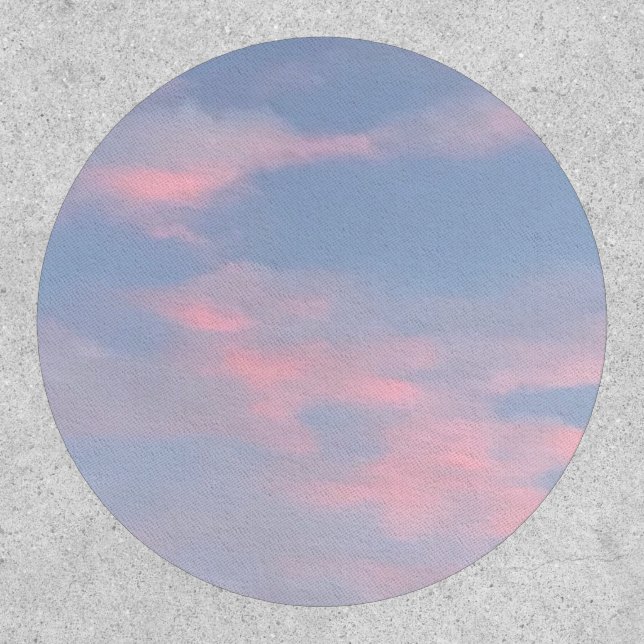 Customizable Pink Clouds Patch (Front)