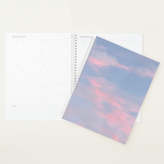 Customizable Pink Clouds Planner (Display)