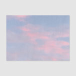 Customizable Pink Clouds Tissue Paper