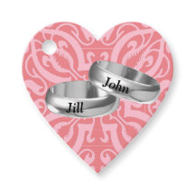 Customizable pink damask