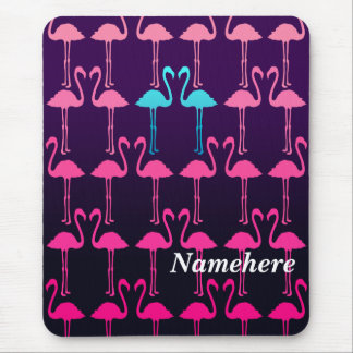Customizable: Pink flamingo Mouse Pad