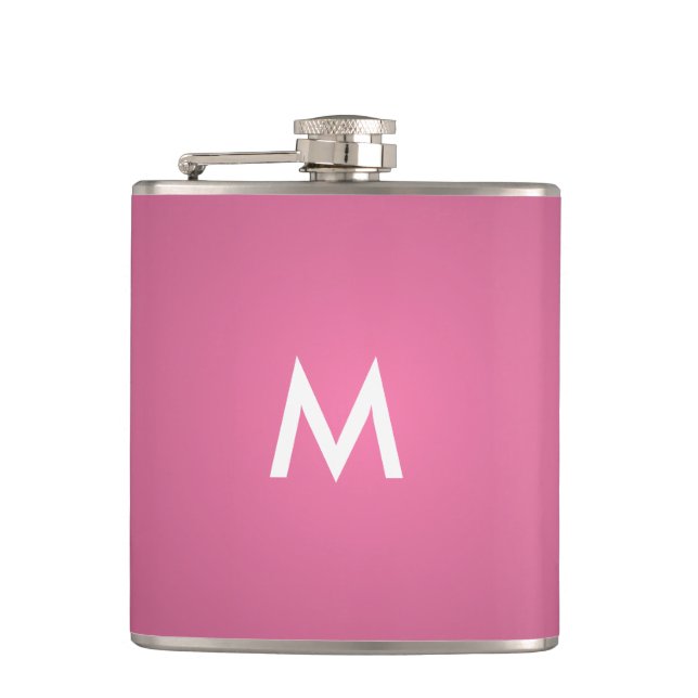 Customizable Pink Flask (Front)
