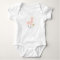 Customizable Pink Little Llama Baby Bodysuit