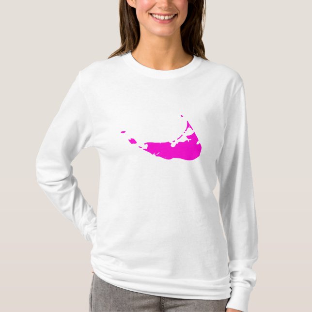 Customizable Pink Nantucket T-Shirt (Front)