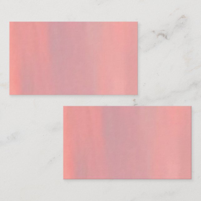Customizable Pink & Purple Sky Business Card (Front/Back)