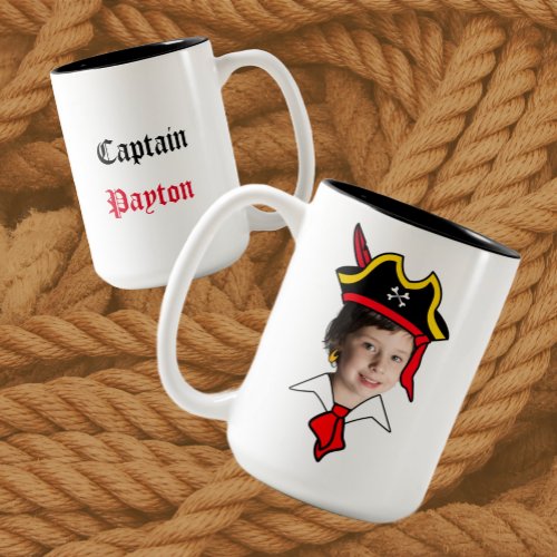 Customizable Pirate Photo Booth Mug