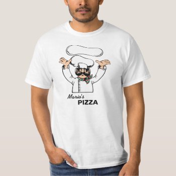 Customizable Pizza T-shirt by BigCity212 at Zazzle