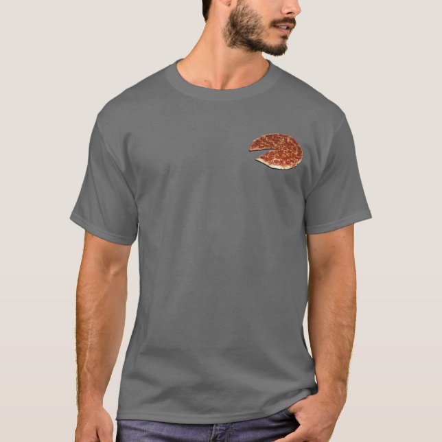 Customizable Pizza T-shirt (Front / Back) (Front)