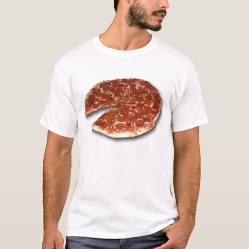 Customizable Pizza T_shirt Front only