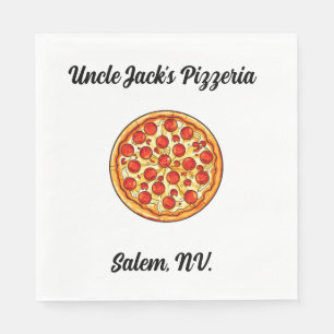 Customizable Pizzeria Napkins