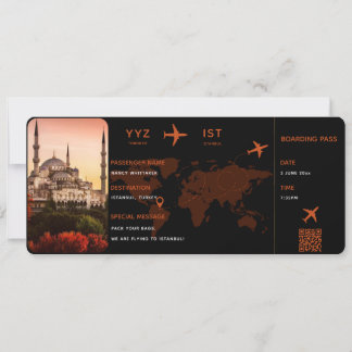 Customizable Plane Tickets | Fake Boarding Pass Card
