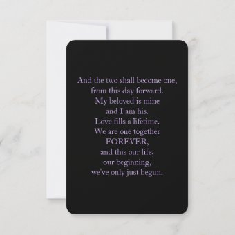 Customizable Poem WEDDING INVITATION | Zazzle