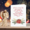 CUSTOMIZABLE Poinsettia Red Green and Gold Garland